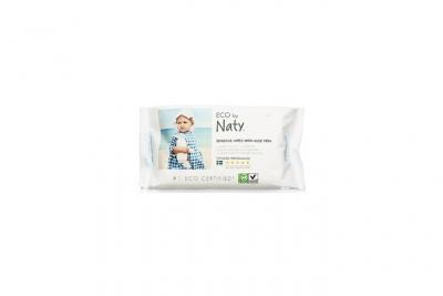 NATY Lingettes &eacute;cologiques a l'Aloe Vera - 56 pcs