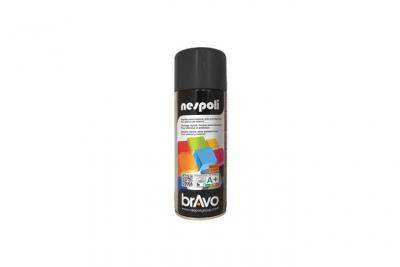 A&eacute;rosol peinture professionnelle effet satin&eacute; noir 400 ml, NESPOLI