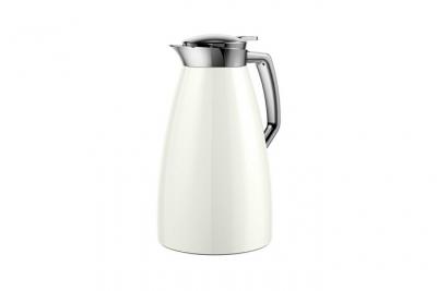 EMSA - Pichet isotherme inox 5 couches 1 L Plaza blanc glacier