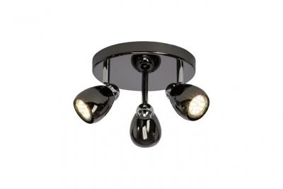 Brilliant Milano G21734/76 Spot de plafond LED GU10 9 W chrome, noir