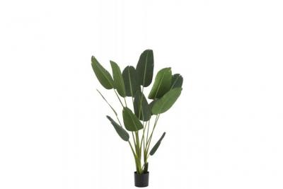 Plante Artificielle en Pot ""Strelitzia"" 189cm Vert