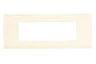 Legrand LEG78816 Plaque programme mosa&iuml;que 6 modules horizontal Blanc