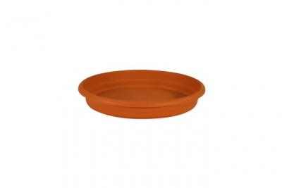 Plastiken Terra&nbsp;&ndash;&nbsp;Soucoupe Ronde 34x34x5 cm Marron