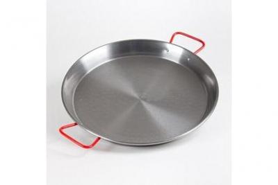 Po&ecirc;le &agrave; paella valence 40 cm en acier poli - Garcima - Argent - Acier