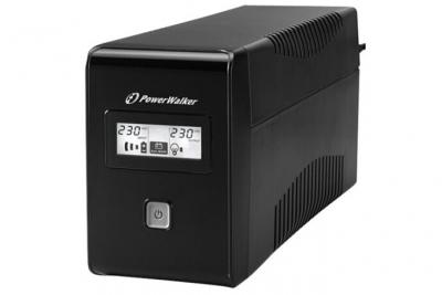 Bluewalker Vi 650 Lcd Ups Ups Noir One Size / EU Plug