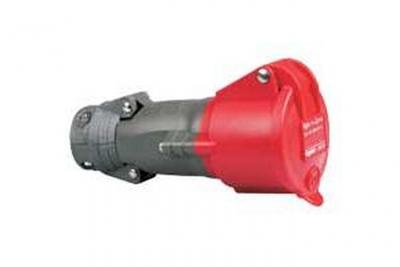 Prise droite femelle 16 Amp&egrave;res 3P+T IP44 rouge - Legrand Hypra 52283