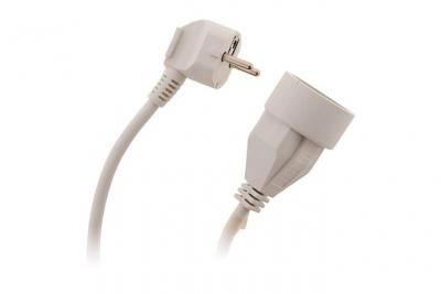 Zenitech-Prolongateur 16A 2P+T HO5VV-F 3G1,5mm&sup2; Blanc 5m - Zenitech