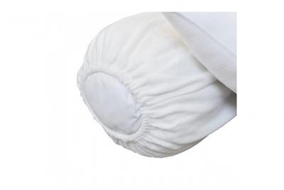 Prot&egrave;ge traversin molleton 160 gr/m&sup2; fermeture &eacute;lastiques 160 cm