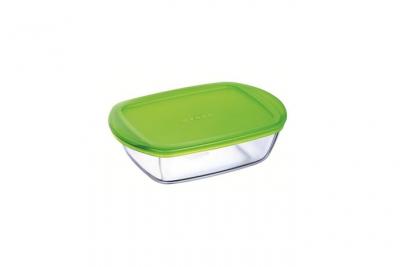 Plat carr&eacute; et couvercle Pyrex Cook & Store 23x15 cm