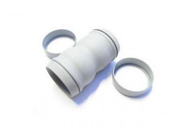 Raccord flexible complet avec 2 bagues aspirateur 22344600 nilfisk