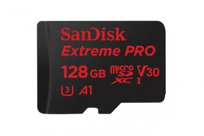 Sandisk extreme pro microsdxc uhs-i u3 v30 a1 128 go + adaptateur sd SDSQXCG-128G-GN6MA