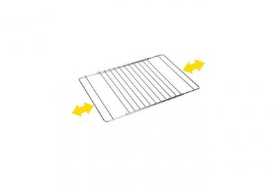 Grille Sauvic Four Extensible Chrome 38,5 x 31,5 cm 55 x 31,5 cm