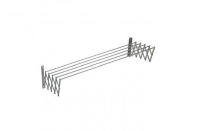 Sauvic 90835 S&eacute;choir &agrave; Linge Extensible Aluminium 120 x 13,5 x 26,5 cm