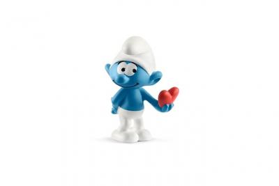 SCHLEICH THE SMURFS 20817 - Figurine Schtroumpf avec Coeur 