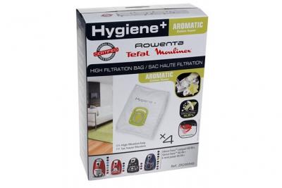 Seb - sac aspirateur hygiene aromatic - set 4pcs - zr200940