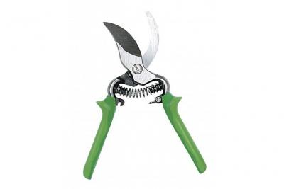 Ribimex - S&eacute;cateur forg&eacute; 8'' lames courbes poign&eacute;es gain&eacute;es bi-mati&egrave;re