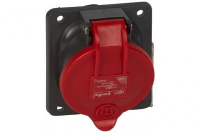 Prise Tableau 16 Amp&egrave;res 3P+N+T Ip44 Rouge - Legrand Hypra 52224