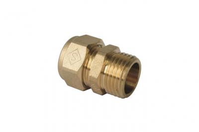 Raccord droit m&acirc;le PER &agrave; compression &Oslash;16 - Femelle 20/27 (3/4"")