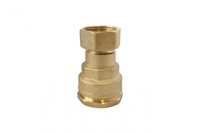 Raccord laiton droit a ecrou prisonnier pour tube pe - sumo 858-25-26S