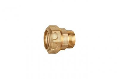 Raccord laiton droit Serrage Ext&eacute;rieur pour tube PE &Oslash;32 mm - M&acirc;le 1