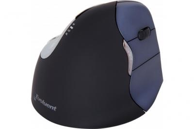 CONECTICPLUS Souris d'ordinateur verticale 6 boutons sans fil 2.4 ghz noire mouse 4 - droitier