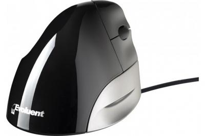 KOMELEC Souris d'ordinateur verticale usb 4 boutons noire mouse standard - droitier