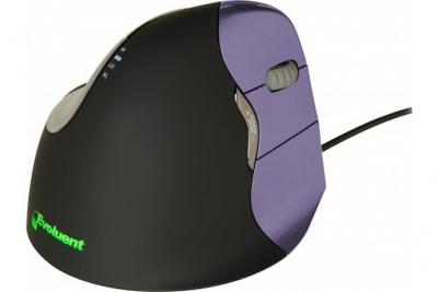CONECTICPLUS Souris dordinateur verticale USB 6 boutons noire Mouse 4 petite taille - droitier