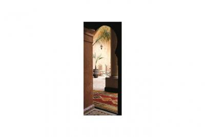 Plage 141042 Sticker Trompe l'&oelig;il Porte - Marrakech, 204 x 83 cm