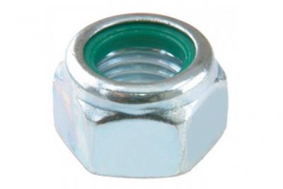 Suki 6113018 Ecrous frein Acier zingu&eacute; bague nylon M 6 200 pi&egrave;ces