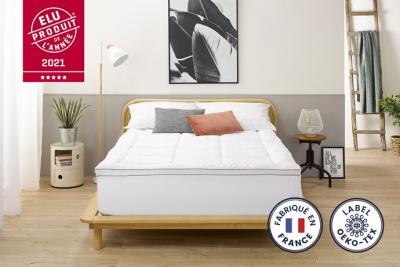 Surmatelas m&eacute;moire de forme 8cm 160x200cm