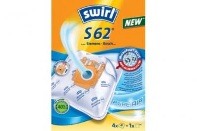 Swirl swirl sac d'aspirateur s 62, avec filtre microporplus noir