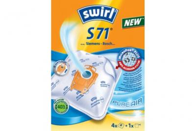 Swirl swirl sac d'aspirateur s 71, avec filtre microporplus noir