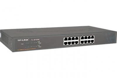 Switch ethernet tplink tlsf1016 16 ports rj45 10/100 mbps rackable