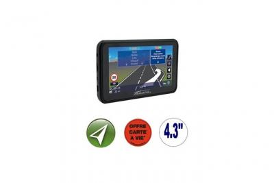 TAKARA GP83CAV, GPS 4,3", 16 pays - Cartes TomTom gratuites a vie