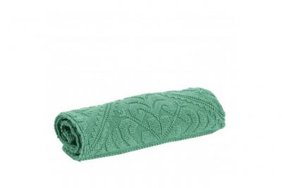 Tapis de bain enzo vert de gris 54 x 110 cm vivaraise 1306974000