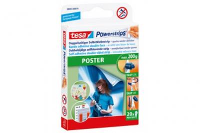 Tesa - Powerstrips&reg; Poster 58003-00079-21 blanc 20 pc(s)