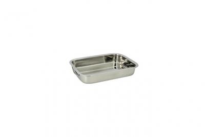 Plat rectangle avec poign&eacute;es inox 30 x 21 cm 4615220 - Thekitchenette