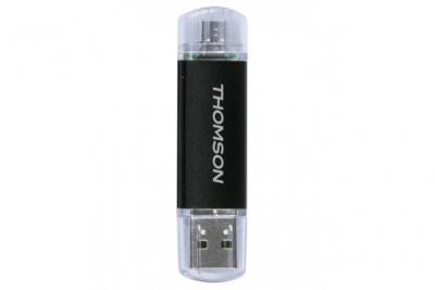 Thomson Dual 32GB lecteur USB flash 32 Go USB Type-A 2.0 Noir, Gris - Neuf