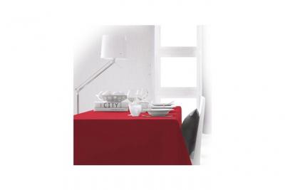 Today 256211 Nappe Polyester Pomme d'amour/Rouge 140 x 200 cm