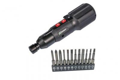 Tournevis a batterie 3,7 volts 12 pieces d accessoires, prtourbat37