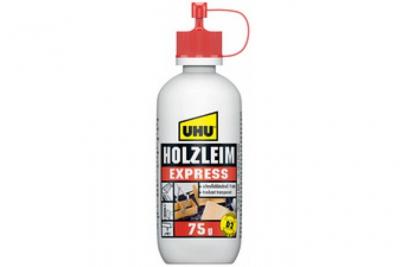 UHU Colle &agrave; bois Express D2, sans solvant, 250 g bouteille