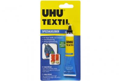 UHU Colle sp&eacute;ciale pour textiles, 20&nbsp;g en tube 48665