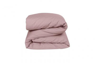 Housse de couette en percale de coton - manoir - 200 x 200 cm - prune