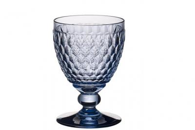 Villeroy&Boch - Verre &agrave; vin rouge blue Boston coloured &agrave;  eau 1 unit&eacute;