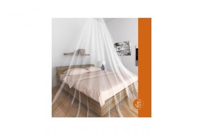 Windhager moustiquaire ciel de lit single - blanc