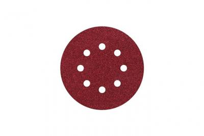 Wolfcraft Grano 40 125 2069000 Adhesive Sanding Sheets 5 Units Rouge