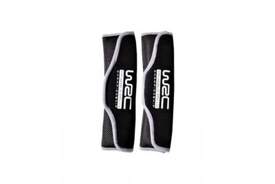 WRC - 2 fourreaux ceinture Bi-mati&egrave;re noir avec Flocage banc