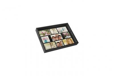 ZEP Plateau photo Tray - 45x35 cm pour 10x15 cm et 10x10 cm - Noir