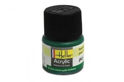 Peinture Acrylique Vert Emeraude Brillant 9002 Heller