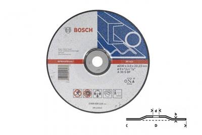 Bosch - 2608600005 Disque &agrave; tron&ccedil;onner &agrave; moyeu d&eacute;port&eacute; Expert for Metal
